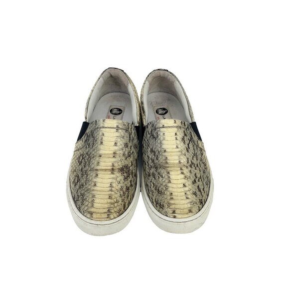 LANVIN Python Luxury Slip-on Sneakers Flats Loafers Round toes Animal szβ 36 - Picture 13 of 14